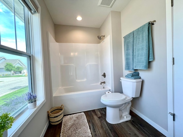 1180 Hewitt Blvd, Red Wing, MN 55066 - full bathroom featuring wood finished floors and bathing tub / shower combination