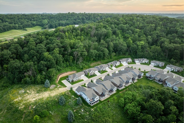 1180 Hewitt Blvd, Red Wing, MN 55066 - aerial view of property and surrounding area with a forest and nearby suburban area