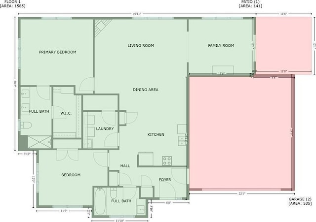 1180 Hewitt Blvd, Red Wing, MN 55066 - view of room layout