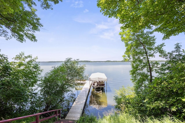 70190 218th St, Dassel, MN 55325 - dock area featuring a water view