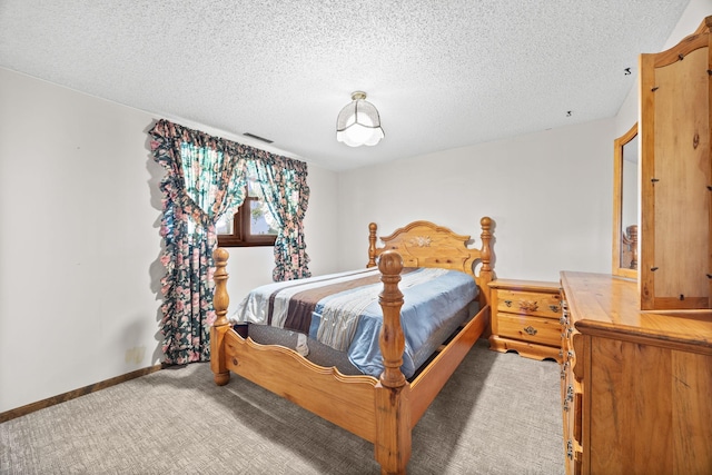 70190 218th St, Dassel, MN 55325 - bedroom with carpet floors and a textured ceiling
