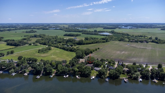 70190 218th St, Dassel, MN 55325 - aerial view of sparsely populated area with a large body of water