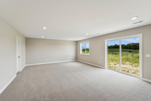 2627 Arbor Dr, Buffalo, MN 55313 - spare room with carpet and recessed lighting