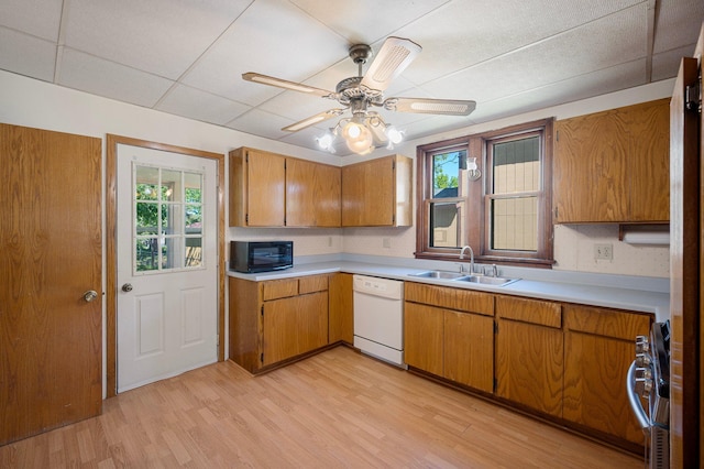431 19 1/2 Ave N, Saint Cloud, MN 56303 - kitchen featuring dishwasher, black microwave, stainless steel range, and healthy amount of natural light