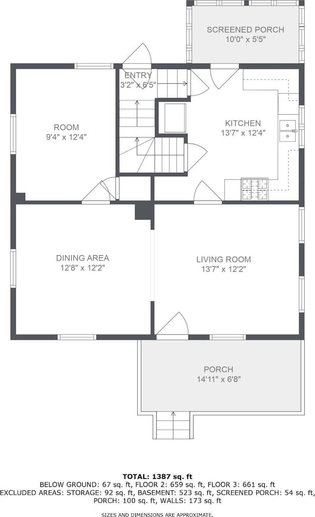 431 19 1/2 Ave N, Saint Cloud, MN 56303 - view of floor plan / room layout