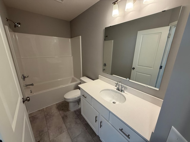 2811 Ivory Ave NE, Saint Michael, MN 55330 - full bathroom with vanity, bathing tub / shower combination, and tile patterned floors