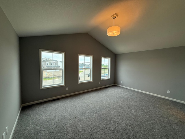 2811 Ivory Ave NE, Saint Michael, MN 55330 - empty room featuring carpet flooring and lofted ceiling