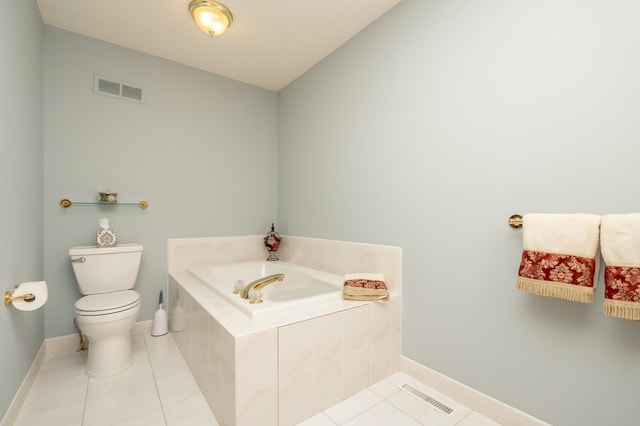 508 Woodside Ct, Shakopee, MN 55379 - bathroom with a bath and tile patterned flooring