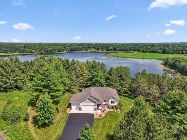 13725 Maxwell Rd, Chisago Lake Twp, MN 55013 - aerial view of property and surrounding area featuring a nearby body of water