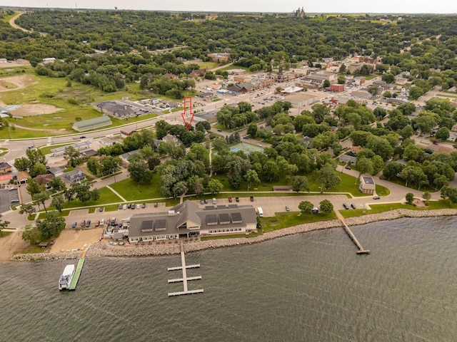 210 1st Ave SW, Glenwood, MN 56334 - bird's eye view of a large body of water