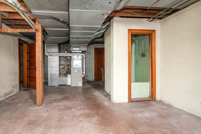 210 1st Ave SW, Glenwood, MN 56334 - unfinished basement featuring heating unit