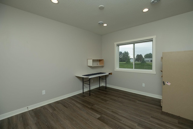 1427 Amco Dr SE, Chatfield, MN 55923 - spare room featuring dark wood finished floors and recessed lighting