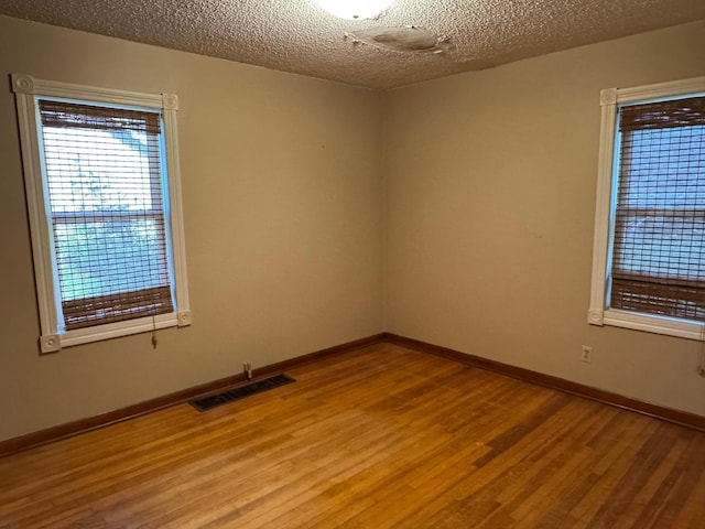 20247 410th Ave, Mickinock Twp, MN 56751 - spare room with light wood finished floors and a textured ceiling