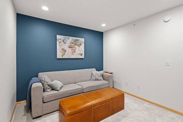 8479 Forestview Ln N, Maple Grove, MN 55369 - living room featuring light carpet and recessed lighting