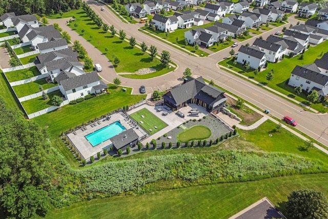 8479 Forestview Ln N, Maple Grove, MN 55369 - aerial perspective of suburban area featuring a pool area