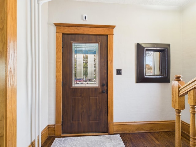 905 3rd Ave SW, Pine City, MN 55063 - foyer entrance featuring wood finished floors and stairway