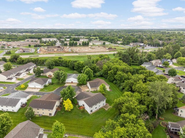 1110 Lilac Ct, Waconia, MN 55387 - aerial perspective of suburban area featuring a tree filled landscape