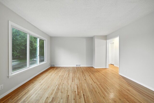 188 Cleveland Ave S, Saint Paul, MN 55105 - empty room with light wood-style floors and a textured ceiling