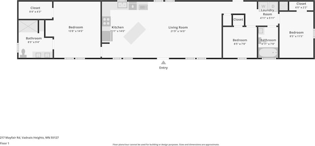217 Mayfair Rd, Vadnais Heights, MN 55127 - view of home floor plan