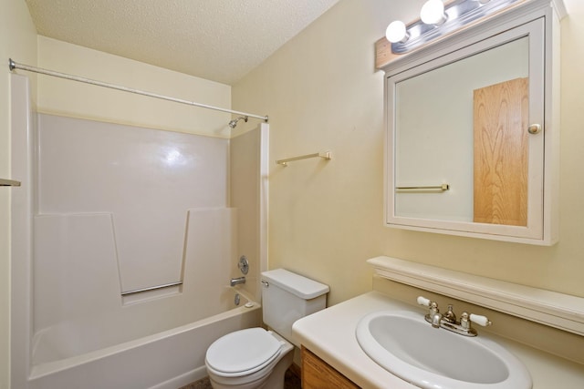 20170 Oxboro Ln N, Scandia, MN 55047 - full bath featuring a textured ceiling, tub / shower combination, and vanity