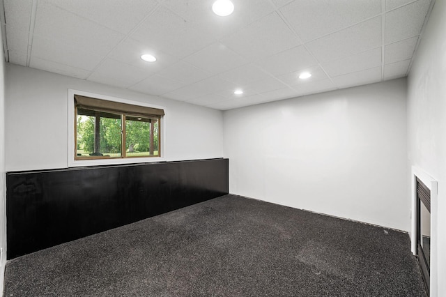 11847 Meadow Curv, Lindstrom, MN 55045 - carpeted spare room featuring a paneled ceiling and recessed lighting