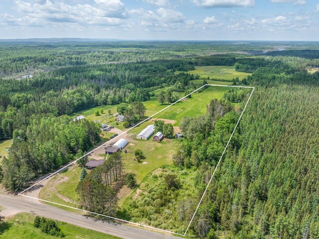 3507 Salo Rd, Waasa Twp, MN 55732 - view of property location featuring a heavily wooded area and property parcel outlined