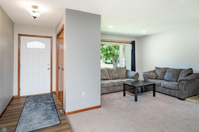 105 5th Ave W, West Fargo, ND 58078 - foyer featuring wood finished floors and recessed lighting