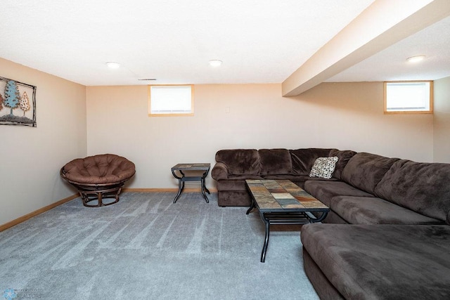 105 5th Ave W, West Fargo, ND 58078 - living area with plenty of natural light and carpet flooring