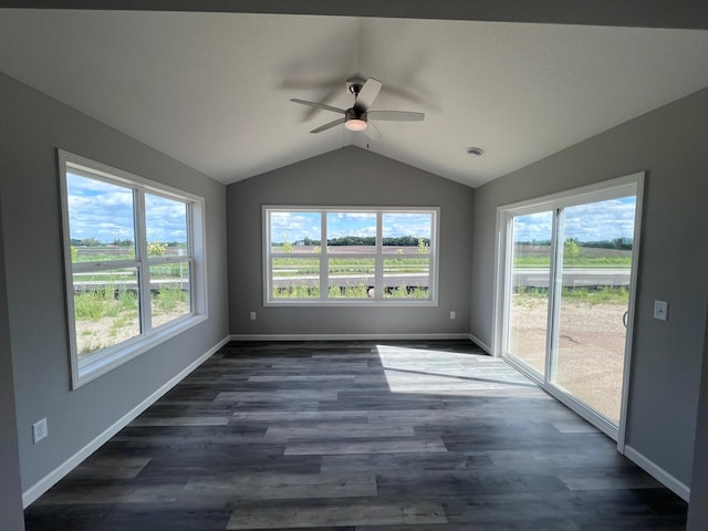2488 Jacamar Ave NE, Saint Michael, MN 55376 - unfurnished sunroom featuring vaulted ceiling
