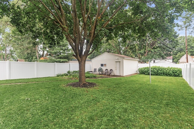 5524 34th Ave S, Minneapolis, MN 55417 - fenced backyard featuring an outdoor structure