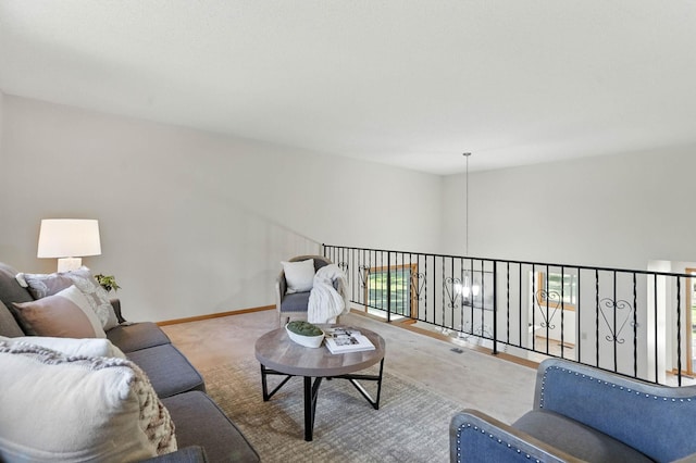 14226 310th Ave, Princeton, MN 55371 - carpeted living area with baseboards
