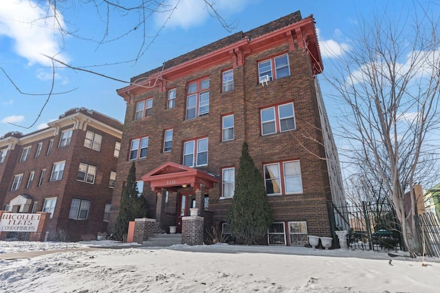2218 Nicollet Ave Unit 22, Minneapolis, MN 55404 - view of snow covered building
