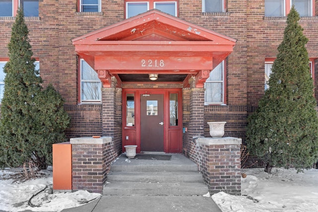 2218 Nicollet Ave Unit 22, Minneapolis, MN 55404 - doorway to property with brick siding