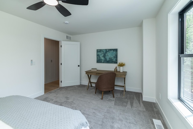 625 Ivy Falls Ave, Mendota Heights, MN 55118 - carpeted bedroom featuring baseboards and ceiling fan
