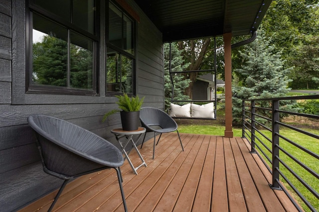 625 Ivy Falls Ave, Mendota Heights, MN 55118 - view of wooden terrace