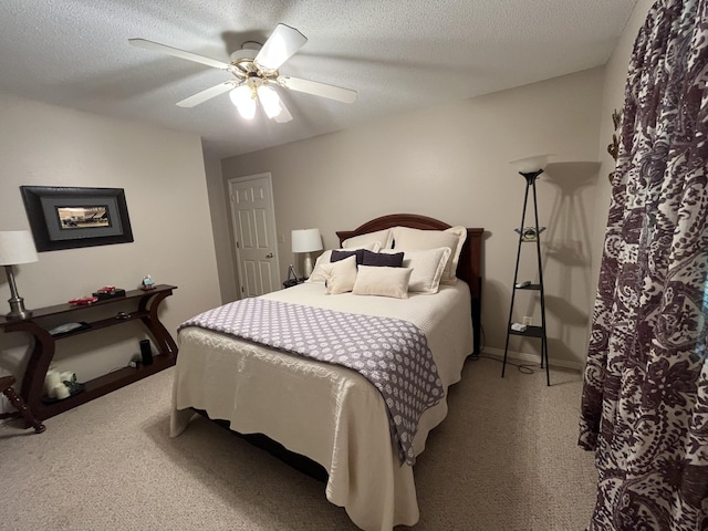 15965 Red Sand Cir, Brainerd, MN 56401 - carpeted bedroom featuring ceiling fan and a textured ceiling