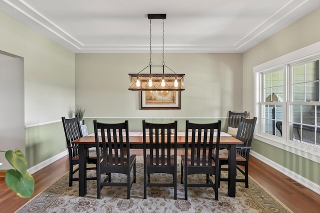 7471 260th St, Wyoming, MN 55092 - dining space featuring wood finished floors
