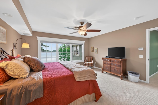 7471 260th St, Wyoming, MN 55092 - carpeted bedroom with baseboards and ceiling fan