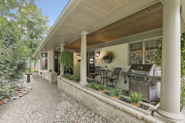 9525 Shore Trl N, Forest Lake, MN 55025 - porch with grilling area