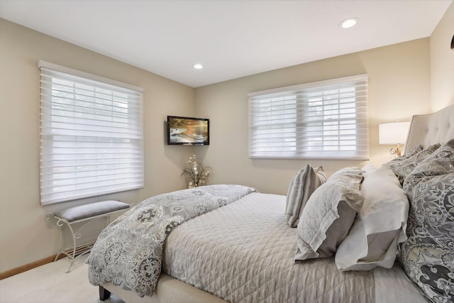 9525 Shore Trl N, Forest Lake, MN 55025 - carpeted bedroom with recessed lighting