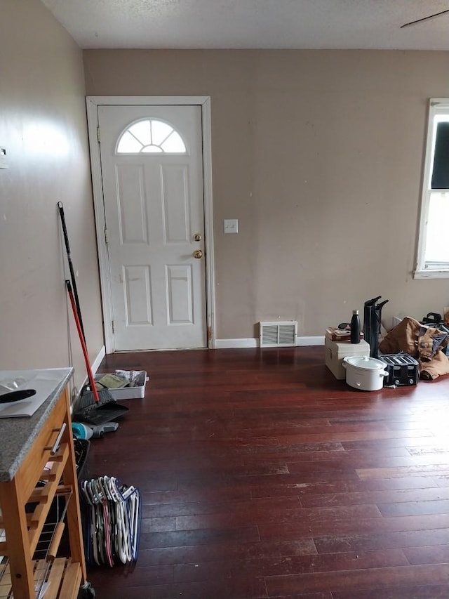 206 20th St S, Benson, MN 56215 - entryway with hardwood / wood-style floors