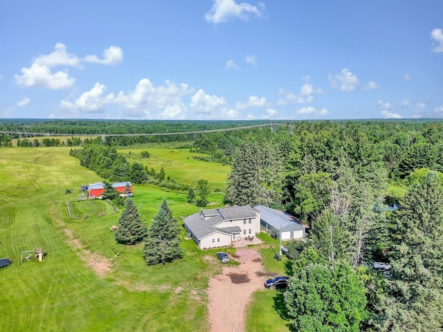 75309 Twin Oaks Rd, Bremen Twp, MN 55735 - aerial view of sparsely populated area featuring a forest