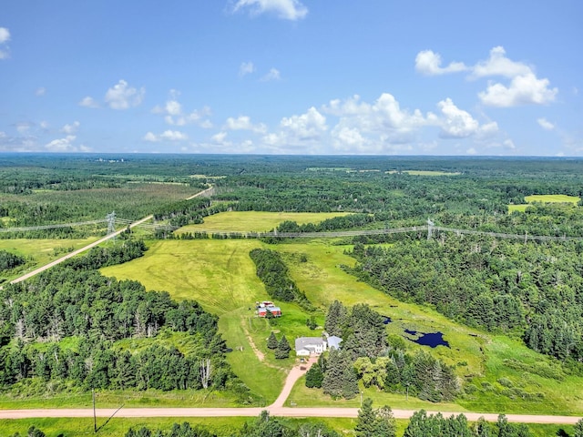 75309 Twin Oaks Rd, Bremen Twp, MN 55735 - aerial view of sparsely populated area featuring a forest