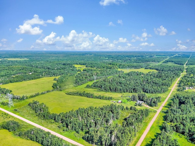 75309 Twin Oaks Rd, Bremen Twp, MN 55735 - overview of rural landscape featuring a forest