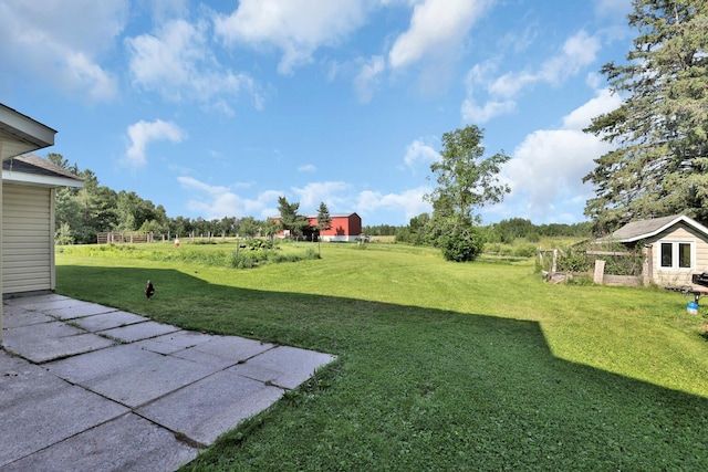 75309 Twin Oaks Rd, Bremen Twp, MN 55735 - view of green lawn featuring a rural view