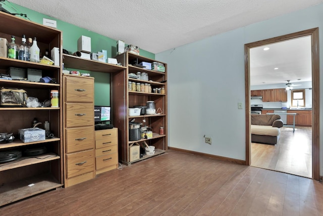 75309 Twin Oaks Rd, Bremen Twp, MN 55735 - storage area with ceiling fan and a sink