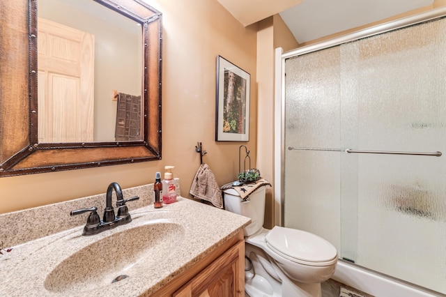30453 County Road 19, Wiscoy Twp, MN 55971 - bathroom with a stall shower and vanity