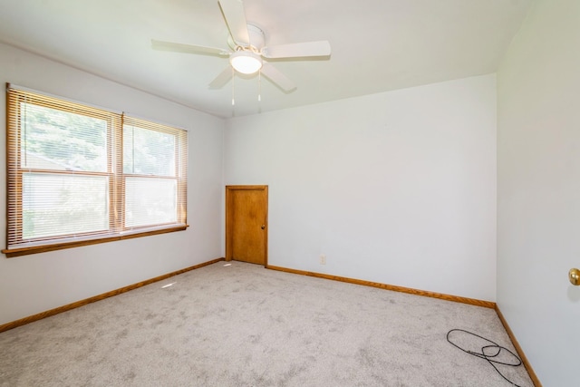 3654 Lyndale Ave N, Minneapolis, MN 55412 - spare room with light colored carpet and ceiling fan