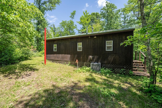 40936 Yost Rd, Emily, MN 56447 - view of side of property with a central AC unit
