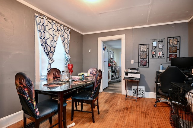 159 King St, Winona, MN 55987 - dining area with hardwood / wood-style flooring and an office area